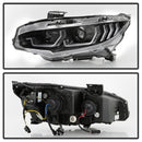 Spyder Auto Signature Projector Headlight Black w/LED Sequential Turn Signal Lights Honda Civic 2016-2020-6