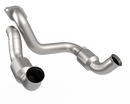 Kooks 20-22 Ford F250 7.3L V8 / Ford F350 7.3L V8 3in SS Green Connecting Pipes-2