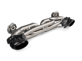 Akrapovic 20-25 911 Turbo / Turbo S / Cabriolet / Sport Classic (992) Slip-On Race Line (Titanium) w/Titanium Tips