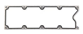 Mr. Gasket Valley Cover Gasket - Molded Rubber with Aluminum Carrier Fits GM LS1/LS6 with 10-Bolt Valley Cover