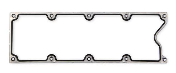 Mr. Gasket Valley Cover Gasket - Molded Rubber with Aluminum Carrier Fits GM LS1/LS6 with 10-Bolt Valley Cover