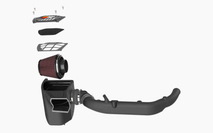 K&N ENGINEERING PERFORMANCE AIR INTAKE SYSTEM: 2021+ FORD BRONCO