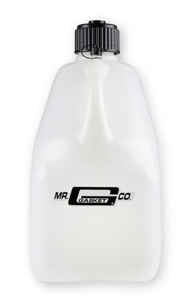 MR GASKET UTILITY JUG 5 GAL WHITE W/ HOSE SQUARE