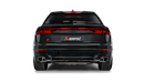 Akrapovic 2020+ Audi RS Q8 (M4) Evolution Line Cat Back (Titanium) w/Carbon Fiber/Titanium Tips-3
