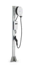 EvoCharge iEVSE Single Port Pedestal w/22ft EvoReel-1