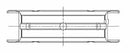 ACL Subaru EJ20/EJ22/EJ25 (For Thrust in #5 Position) 0.025mm Oversized High Performance Main Bearin-4