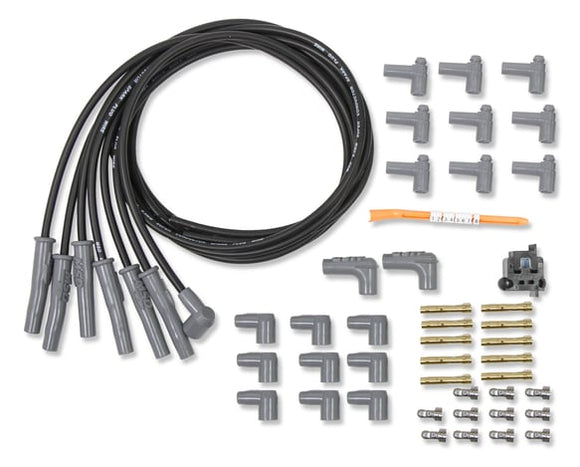 MSD Wire Set. Blk. Univ. 6 cyl. Soc/HEI. M/A