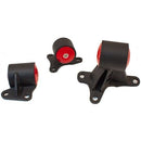 Innovative 94-97 Accord F-Series Black Steel Mounts 95A Bushings-1