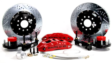 BAER BRAKES 14 Ext+ F Brk Kit GB SDZ Std Studs Fits 1958-70 Chevy Full Size Passenger Cars w/CPP 2" Drop Spindles (#CP30101)