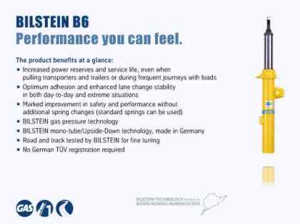 Bilstein B6 2013 BMW X1 xDrive28i Front Right Suspension Strut Assembly 31 31 6 851 340