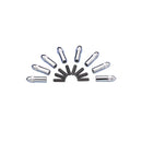 Mr. Gasket Valve Cover Nuts & Studs - Acorn Style Fits 1955-1986 Chevrolet 262-400 Gen I Small Block-1