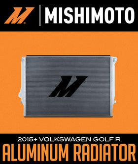MISHIMOTO ALUMINUM RADIATOR: 2015+ Volkswagen Golf R/GTI/TSI
