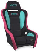 PRP Shreddy Podium Suspension Seat - Black- Pink / Teal-1