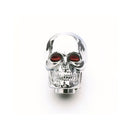 Mr. Gasket Shifter Knob - Chrome - Skull With Red Eyes-1