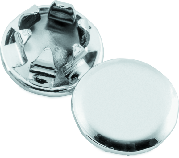 Kuryakyn Custom End Plugs Chrome For 1/4inch Allen Bolts (Set of 10)