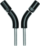 Kuryakyn Mirror Stem 3in Outward Extenders Black-1