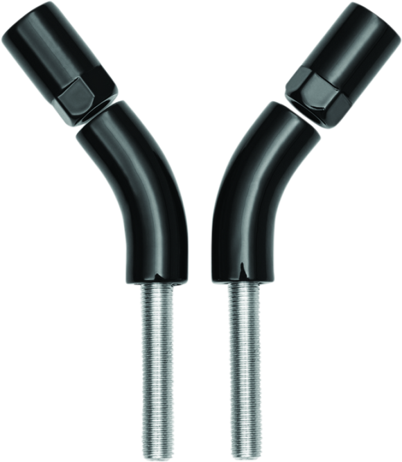 Kuryakyn Mirror Stem 3in Outward Extenders Black
