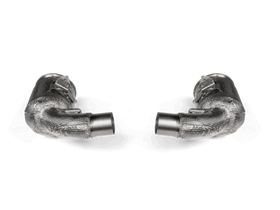 Akrapovic 20-25 911 Turbo / Turbo S / Cabriolet / Sport Classic (992) Link Pipe Set w/Catalytic Converter (SS)