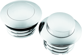Bikers Choice 82 Up W/Dual Cap Chrome Pop Up Billet Gas CapSet