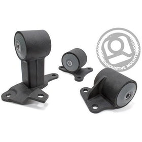 Innovative 94-97 Accord H/F Series Black Steel Mounts 85A Bushings