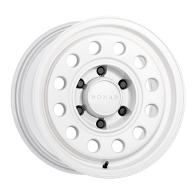 Nomad N501SA Convoy 17x8.5in / 6x139.7 BP / -10mm Offset / 106.1mm Bore - Gloss White Wheel