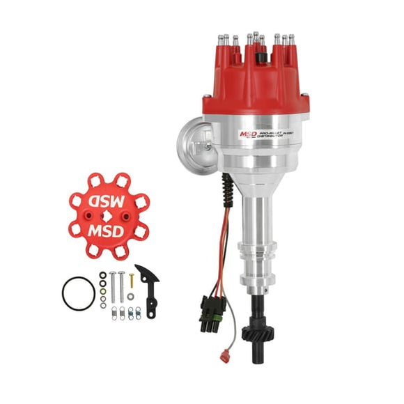 MSD Distributor. Ford 351C-460. Ready-to-Run with Steel Gear
