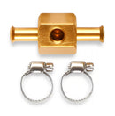 Mr. Gasket In-Line Fuel Pressure Gauge Adapter 3/8 Inch Fuel Hose -1/8 Inch NPT Gauge Port-1