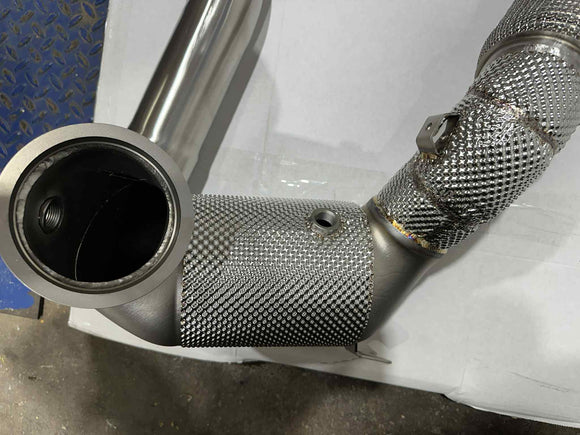 2022+ MK8 Golf R / 8Y S3 2.0T Catless downpipe V2 CAST