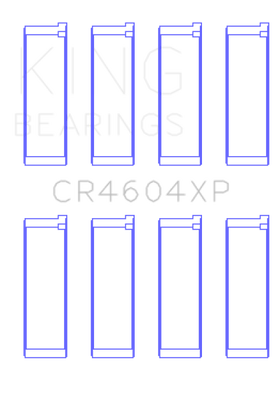 King 07-09 Mazdaspeed 3 L3-VDT MZR DISI (t) Duratec High Performance Rod Bearing Set - Size STDX - 0