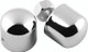 Bikers Choice 49-86 FL FLT FXWG Chrome Axle Cover Kit With Nut