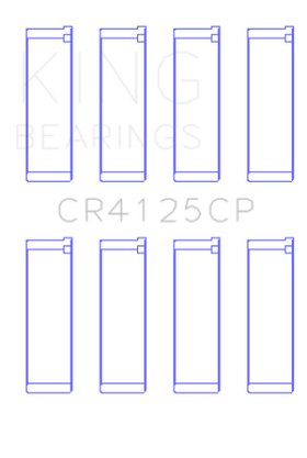 King Engine Bearings Subaru Ej20/Ej22/Ej25 (Incl. Turbo) (Size +0.25mm) Connecting Rod Bearing Set - 0