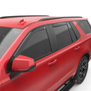 EGR 21-23 Chevrolet Tahoe In-Channel Window Visors Front/Rear Set Dark Smoke-2
