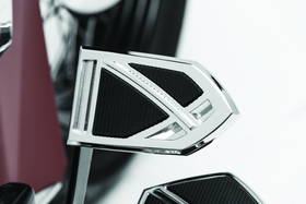 Kuryakyn Phantom Brake Pedal Pad For 18-Up FL Softails With Rider Floorboards - Chrome