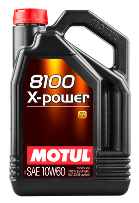 10W60 8100 X-Power Oil (5 Liter) - Motul 106144