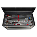BikeMaster 3 Drawer Toolbox - Includes 129 Piece Tool Set-3