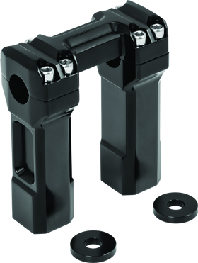Kuryakyn 5inch Billet Handlebar Risers Black