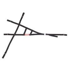 RACEQUIP TRIANGLE ROLL CAGE NET - BLACK