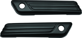 Kuryakyn Tri-Line Saddlebag Hinge Covers Gloss Black
