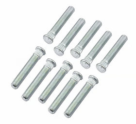 Mr. Gasket Competition Wheel Stud Set Fits 1963-79 Chevrolet. Press-In Style, 7/16-20 x 2-5/8 Inch Long