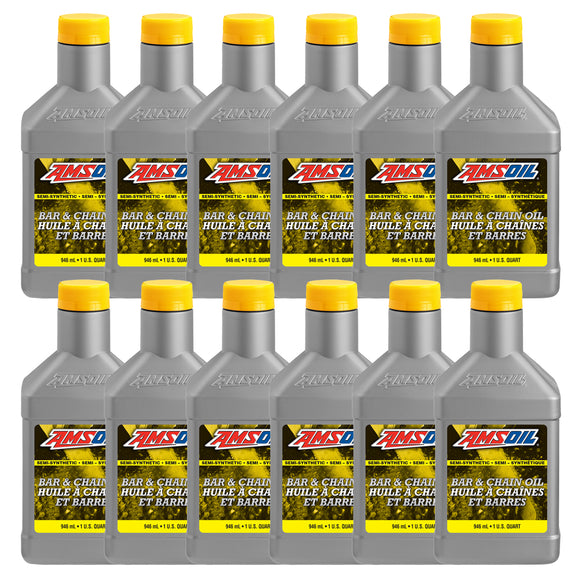 AMSOIL Semi-Synthetic Bar and Chain Oil Case of 12