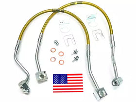 Superlift 91-94 Ford Ranger/Explorer w/ 4-6in Lift Kit (Pair) Bullet Proof Brake Hoses