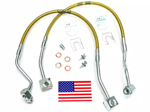 Superlift 91-94 Ford Ranger/Explorer w/ 4-6in Lift Kit (Pair) Bullet Proof Brake Hoses