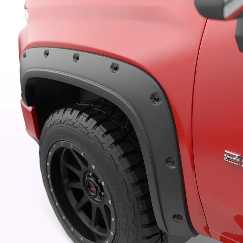 EGR 20-23 Chevrolet Silverado 2500Hd Traditional BoltOn Look Fender Flares w/Black-Out Bolt Kit Set - 0