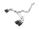 AWE Track Edition Exhaust for MK7.5 Golf R - Diamond Black Tips, 102mm-1