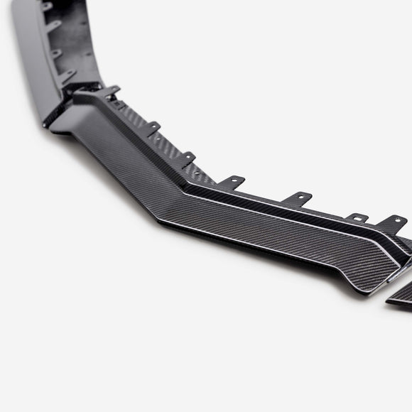 Type-OE carbon fiber front lip for 2023 Chevrolet C8 Z06