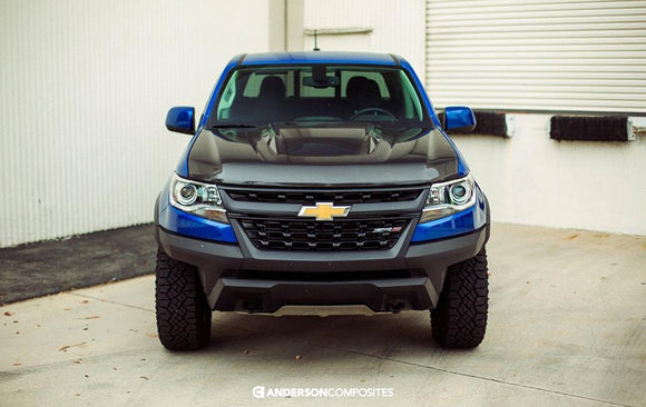 Anderson Composites 17-18 Chevy Colorado ZR2 Type-ZL Style Carbon Fiber Hood