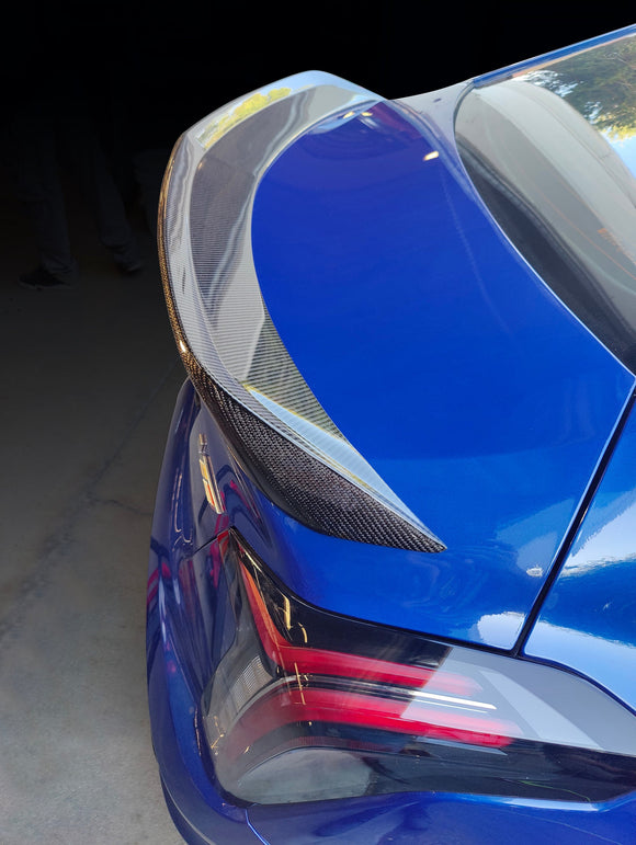 Type-ST carbon fiber rear spoiler for 2022-2025 Cadillac CT5-V Blackwing