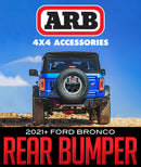 ARB REAR BUMPER: 2021+ FORD BRONCO-3