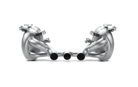 Akrapovic 10-15 Ferrari 458 Italia/458 Spyder Slip-On Line (Titanium) w/ Carbon Tips