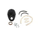 Mr. Gasket Timing Cover Kit - Flat Black - Fits 1955-1987 Chevrolet 262-400 Gen I Small Block-1